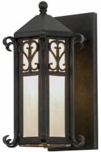 Meyda Black 157936 - 9"W Caprice Wall Sconce