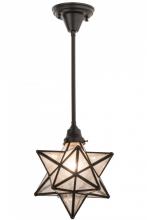 Meyda Black 158665 - 10.5"W Moravian Star Pendant