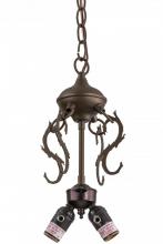 Meyda Black 158681 - 9"W Tyler Bronze 2 LT Pendant Hardware