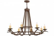 Meyda Black 158757 - 48"W Octavia 8 LT Chandelier