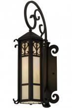 Meyda Black 158958 - 9"W Caprice Wall Sconce