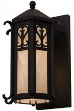 Meyda Black 158959 - 9"W Caprice Wall Sconce