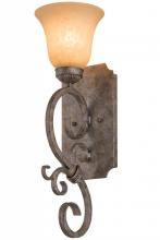 Meyda Black 159082 - 6"W Thierry Wall Sconce