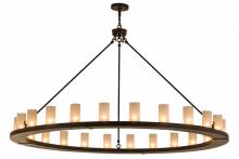 Meyda Black 159969 - 72"W Loxley 24 LT Chandelier