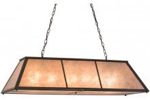 Meyda Black 160613 - 48"L Tri-Panel Oblong Pendant