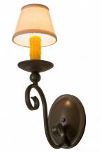 Meyda Black 160718 - 5"W Wallis Wall Sconce