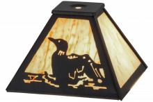 Meyda Black 160842 - 8"Sq Loon Shade