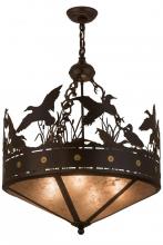 Meyda Black 162002 - 24"W Ducks in Flight Inverted Pendant