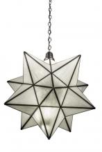 Meyda Black 162854 - 24"W Moravian Star Pendant