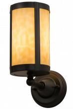 Meyda Black 163967 - 5" Wide Fulton Prime Wall Sconce