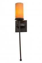 Meyda Black 165156 - 6"W Bechar Wall Sconce