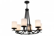 Meyda Black 165443 - 36" Wide Octavia 6 Light Chandelier