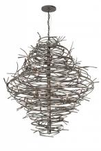 Meyda Black 167116 - 65"W Cyclone 36 LT Chandelier