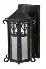 Meyda Black 169242 - 9"W Caprice Wall Sconce