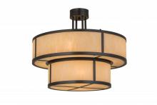 Meyda Black 170542 - 24"W Jayne 2 Tier Pendant