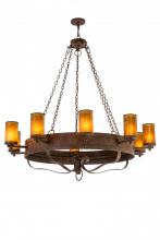 Meyda Black 170768 - 60"W Parnella 10 LT Chandelier