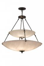 Meyda Black 171720 - 36" Wide Cypola 2 Tier Inverted Pendant