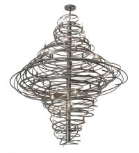 Meyda Black 172410 - 60"W Cyclone 36 LT Chandelier