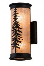 Meyda Black 173131 - 5" Wide Tall Pines Wall Sconce