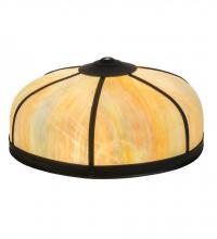 Meyda Black 173491 - 18"W Arts & Crafts Dome Shade