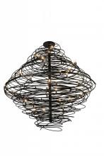 Meyda Black 173834 - 79" Wide Cyclone 36 Light Chandelier