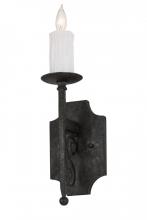 Meyda Black 174331 - 5"W Toscano Wall Sconce