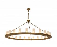 Meyda Black 174459 - 72" Wide Loxley 24 Light Chandelier