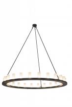 Meyda Black 174744 - 72"W Loxley 24 LT Chandelier