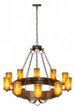 Meyda Black 175018 - 48"W Parnella 10 LT Chandelier