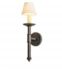 Meyda Black 175638 - 5" Wide Amada Wall Sconce