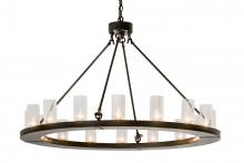 Meyda Black 178075 - 48"W Loxley 16 LT Chandelier