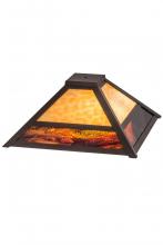 Meyda Black 178900 - 17"Sq Mission Prime Shade