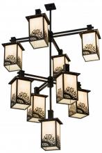 Meyda Black 180016 - 48"W Hyde Park Apple Branch 9 LT Chandelier