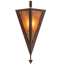 Meyda Black 180204 - 8" Wide Desert Arrow Wall Sconce