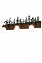 Meyda Black 180396 - 30" Wide Tall Pines 3 Light Vanity