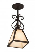 Meyda Black 180652 - 7"Sq Ava Mini Pendant