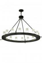 Meyda Black 180925 - 48"W Loxley 16 LT Chandelier