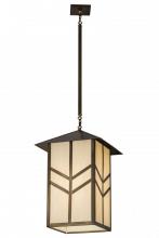 Meyda Black 181492 - 17"Sq Santa Fe Pendant