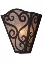 Meyda Black 181726 - 12"W Rena Wall Sconce