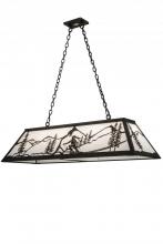 Meyda Black 182506 - 48" Long Alpine Oblong Pendant