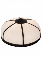 Meyda Black 182604 - 18" Wide Arts & Crafts Dome Shade