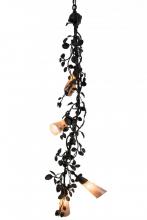 Meyda Black 185117 - 16"W Vinca Vine 4 LT Chandelier