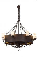 Meyda Black 185629 - 54"W Parnella 24 LT Chandelier