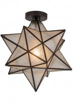 Meyda Black 186688 - 18" Wide Moravian Star Flushmount