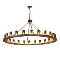 Meyda Black 187477 - 72" Wide Loxley 24 LT Chandelier