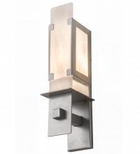 Meyda Black 188535 - 6.5"W Estructura Wall Sconce