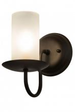 Meyda Black 189000 - 5"W Loxley Wall Sconce