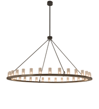 Meyda Black 189798 - 96" Wide Loxley 32 LT Chandelier