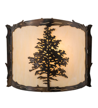 Meyda Black 190071 - 12" Wide Tamarack Wall Sconce