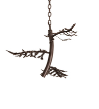 Meyda Black 190126 - 28" Wide Pine Branch Pendant